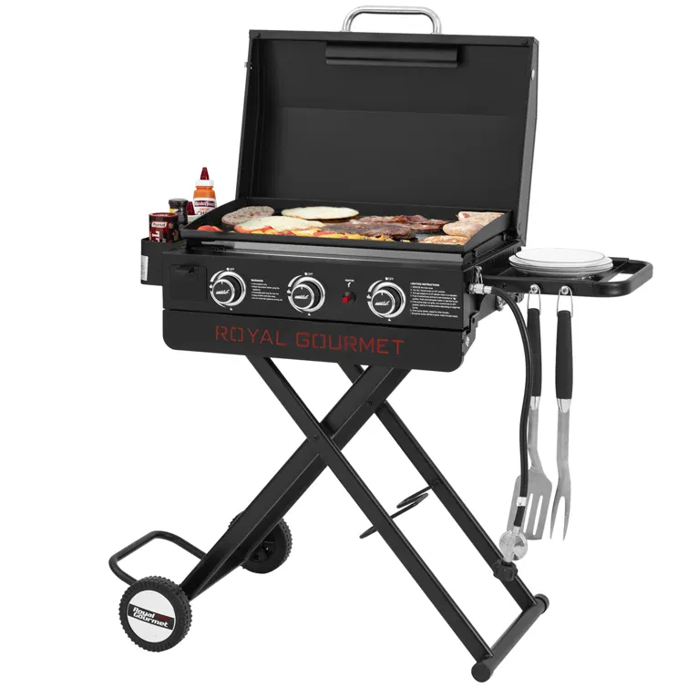 3 Burner Gas Portable Griddle - Image 3