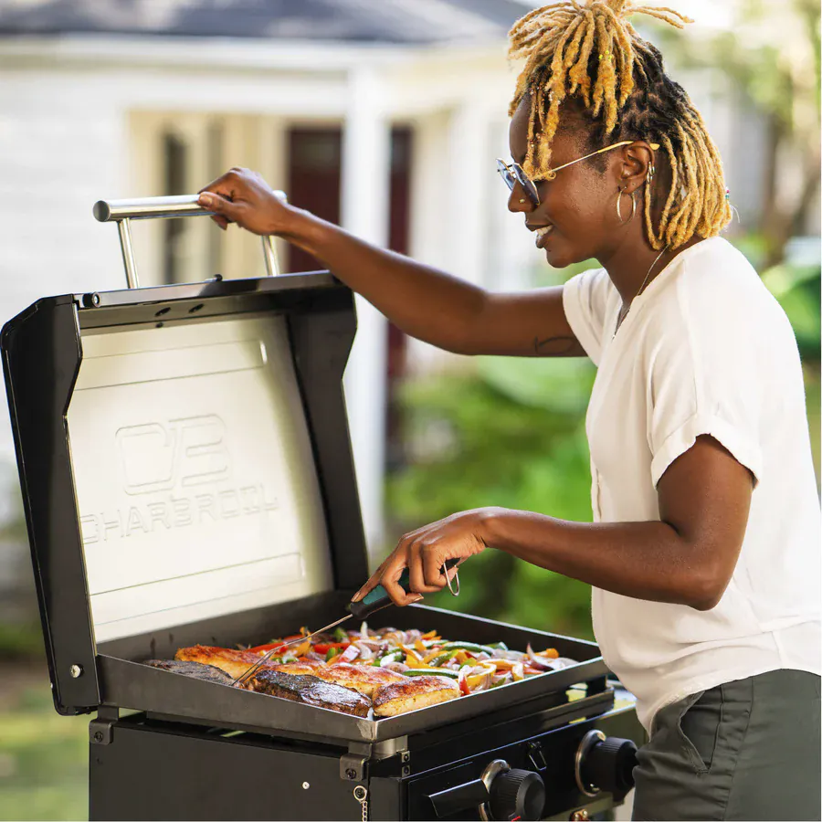 Charbroil 2 Burner Folding Cart Griddle - Image 3