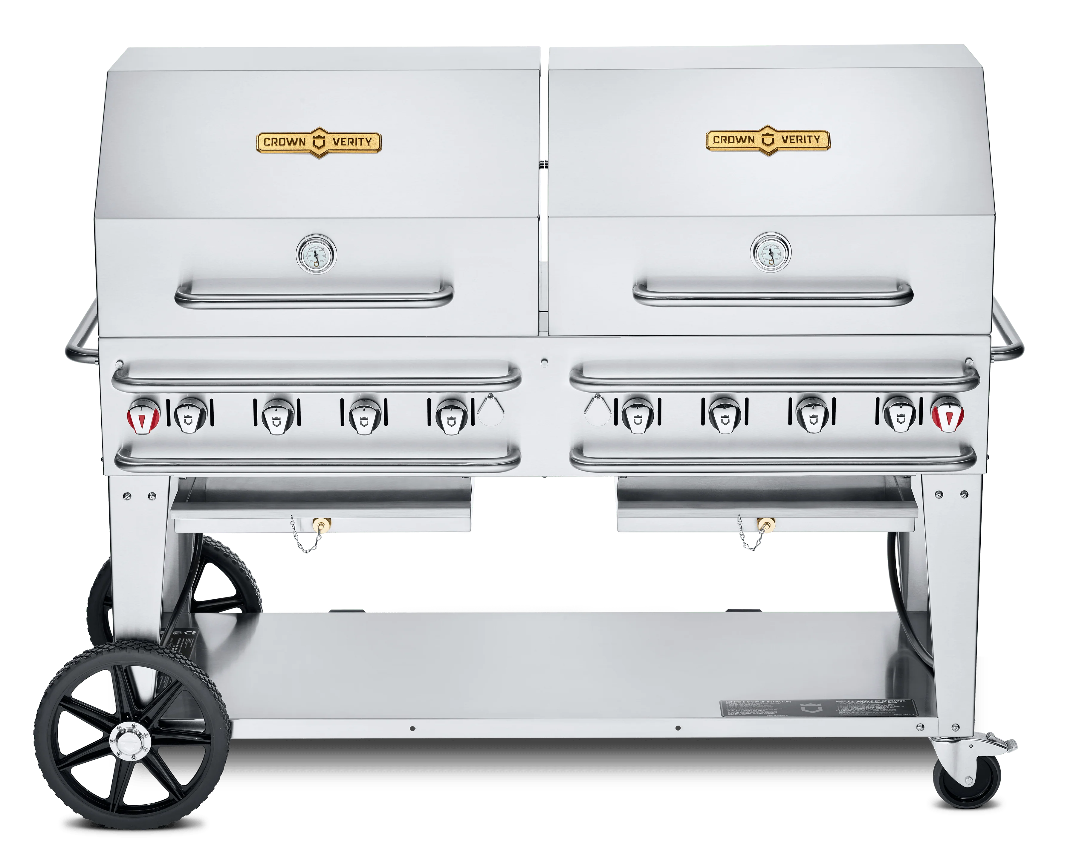 Crown Verity Mobile Grill Dome Pkg - 30", 36", 48", 60", 72" - Image 5