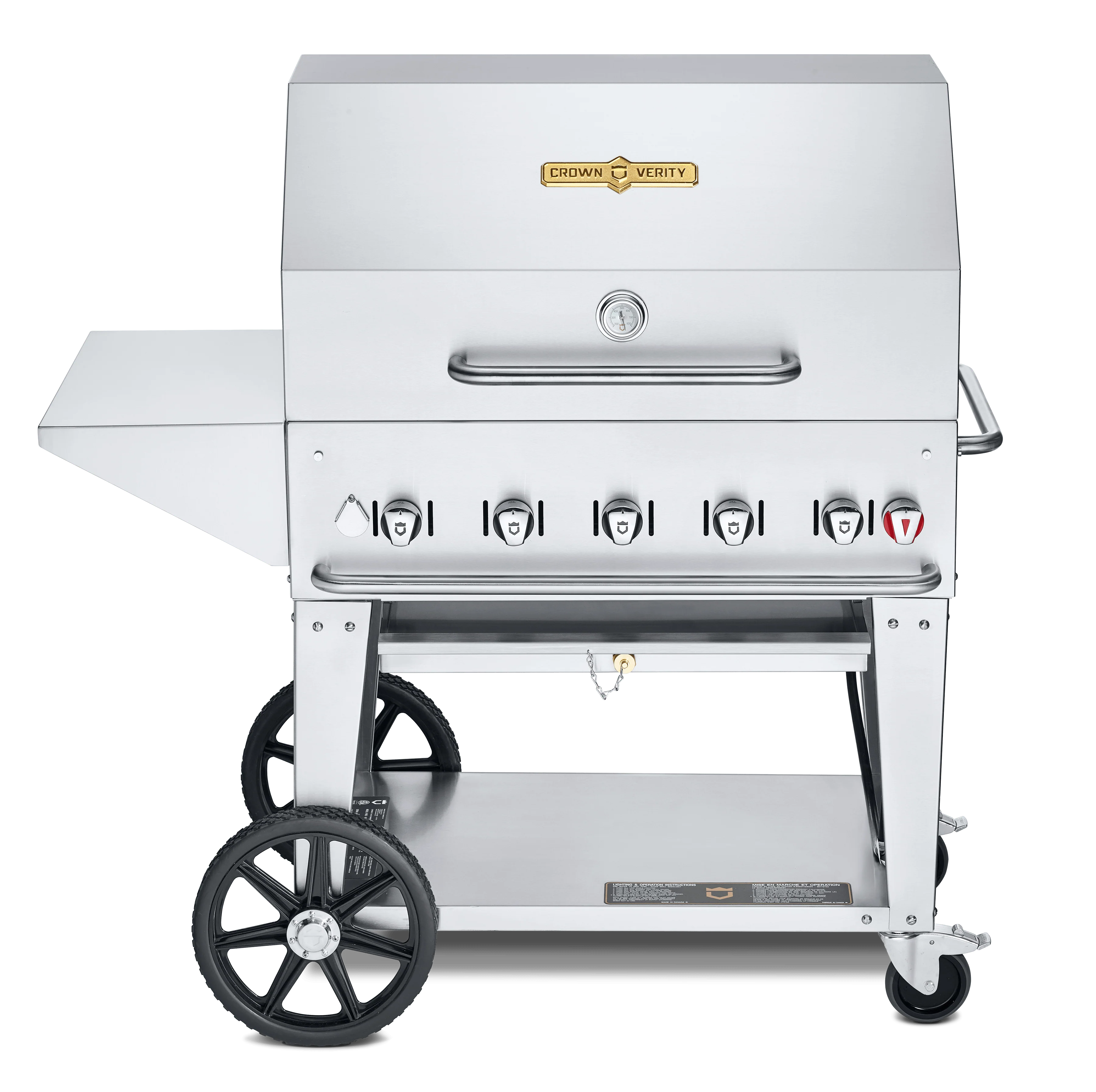Crown Verity Mobile Grill Pkg - 30", 36", 48" - Image 3