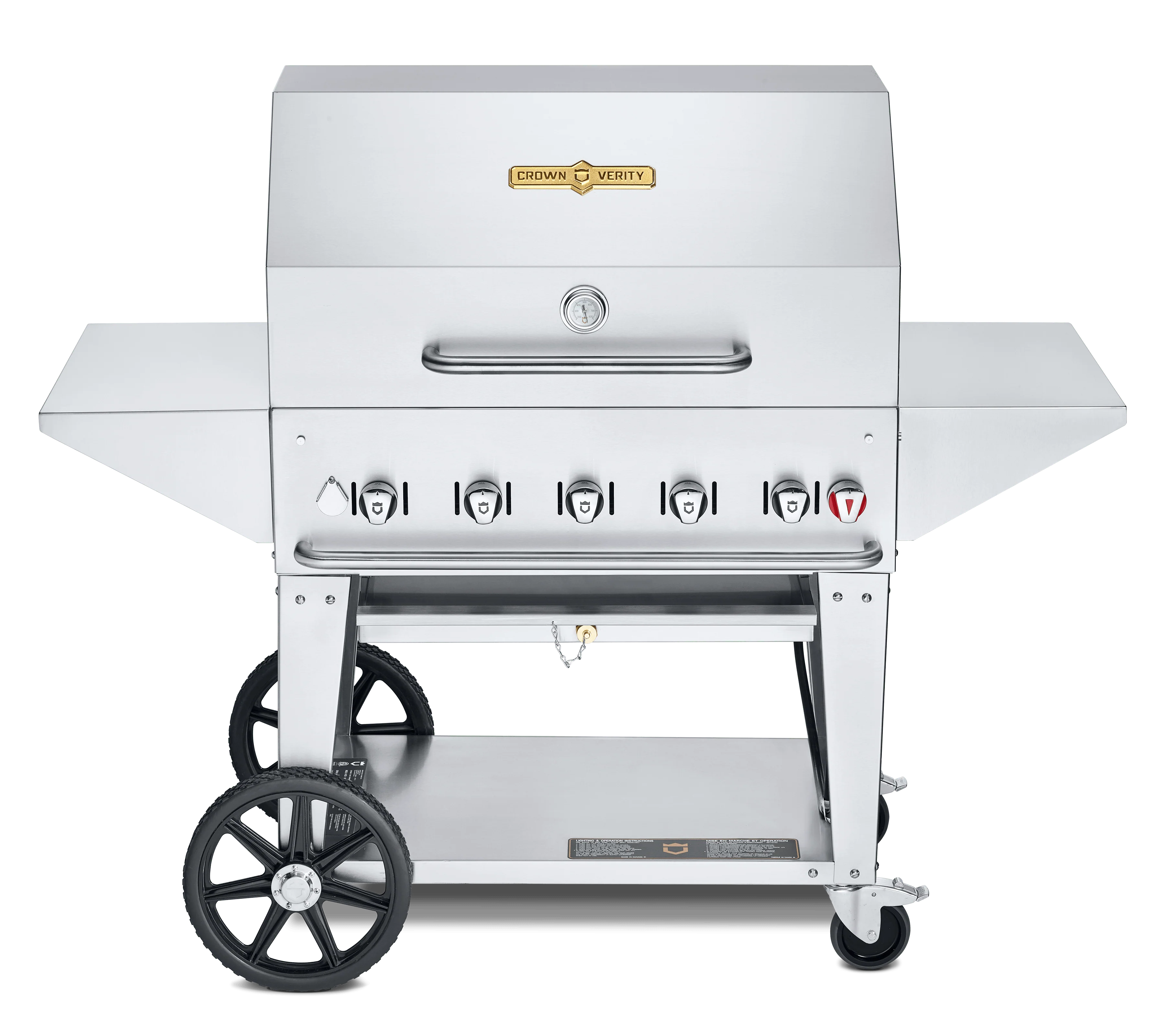 Crown Verity Mobile Grill PRO Pkg - 30", 36", 48" - Image 4