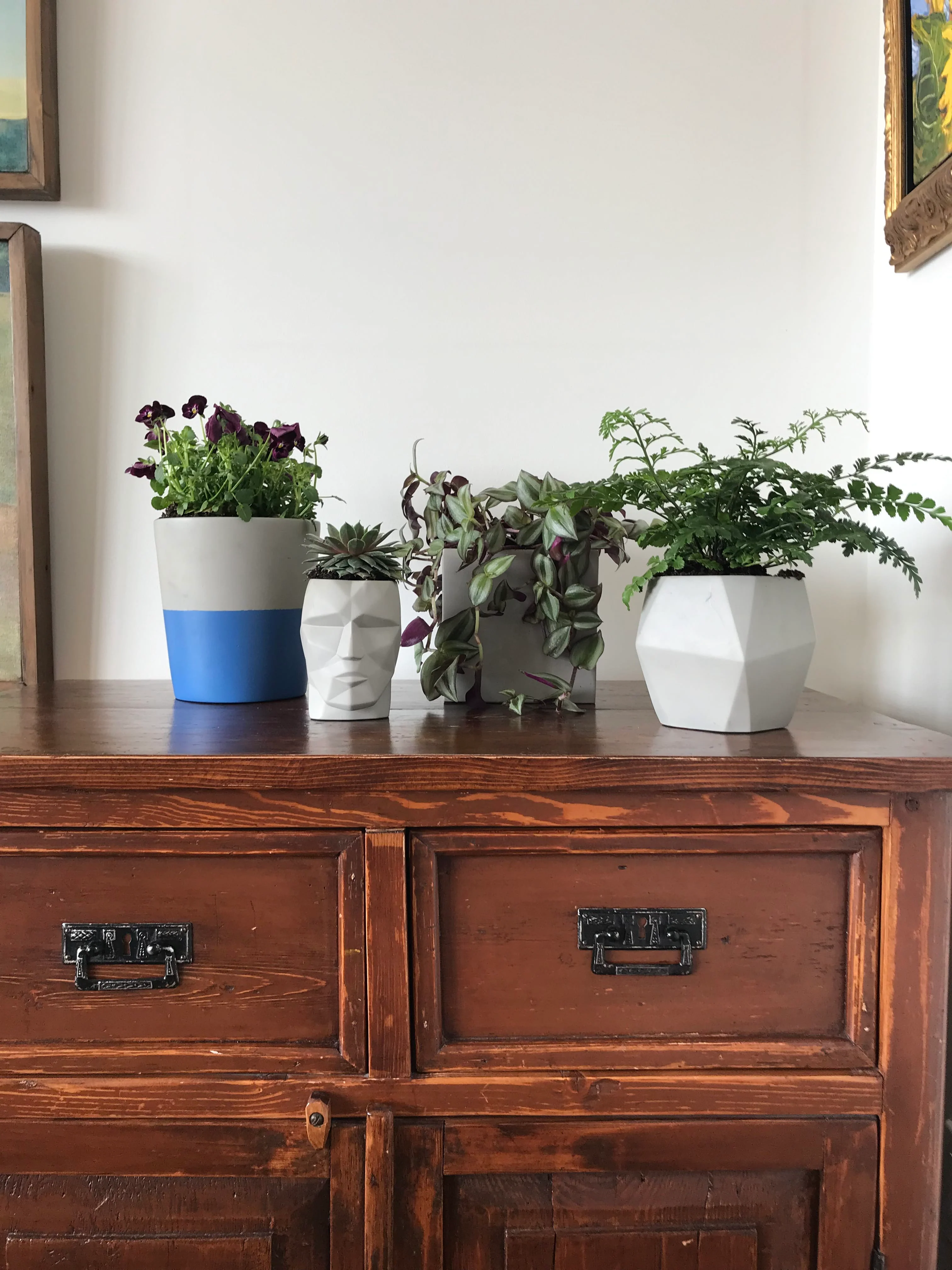 Geometric Concrete Pot - Image 3