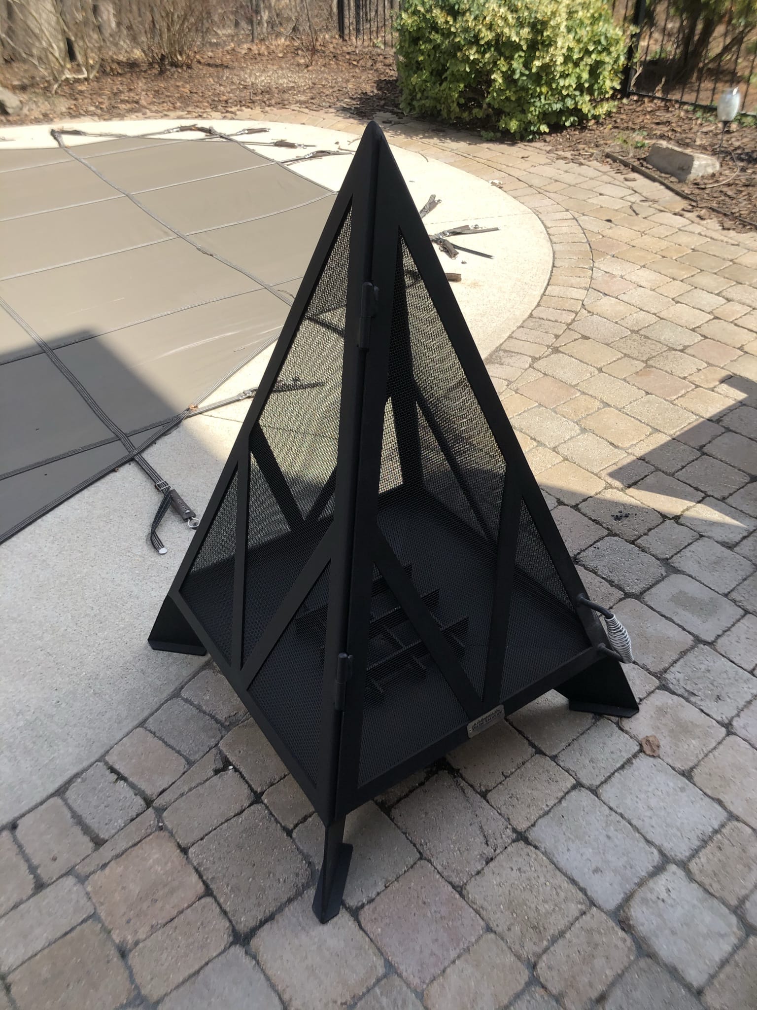 Iron Embers 4' Pyramid Fire Pit - Image 7