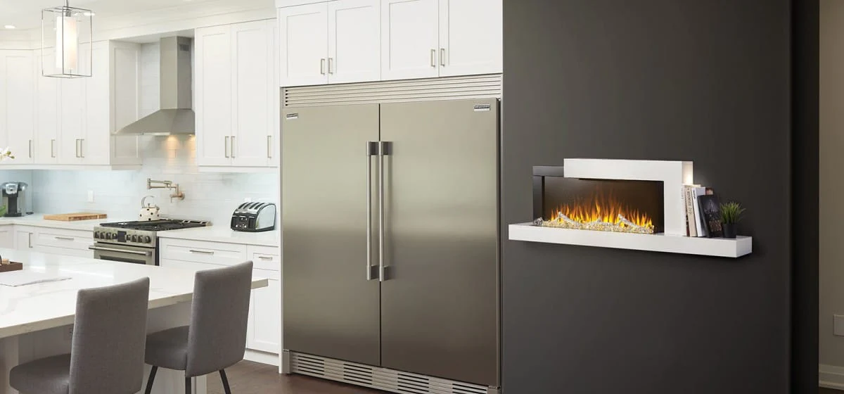 Napoleon Stylus Cara Wall Mount Electric Fireplace - Image 4
