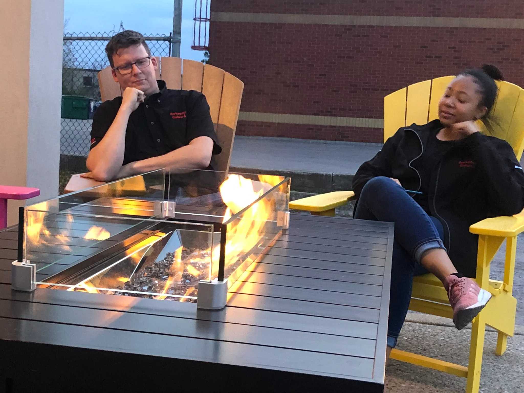 Napoleon St Tropez 56" x 36" Rectangular Patioflame Fire Table - Image 5