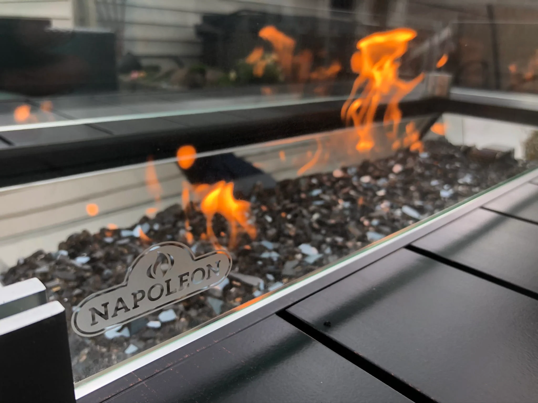 Napoleon St Tropez 56" x 36" Rectangular Patioflame Fire Table - Image 8