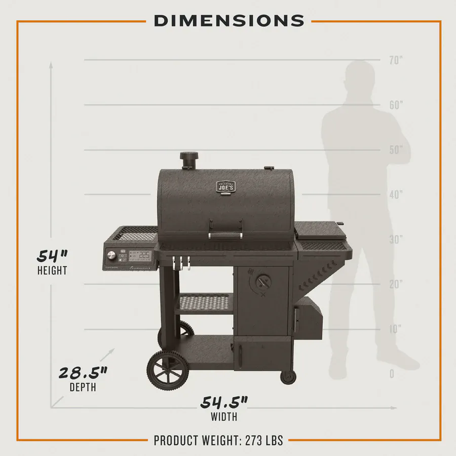 Oklahoma Joe's Tahoma 1200A DLX Auto-Feed Charcoal Grill - Image 3