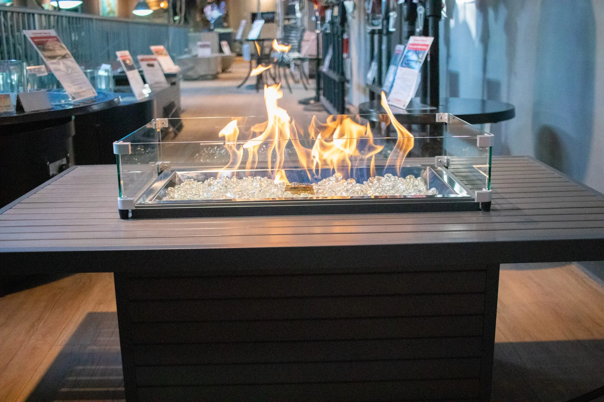 Outdoor GreatRoom Brooks Rectangular 50" x 31" Fire Table - Image 11