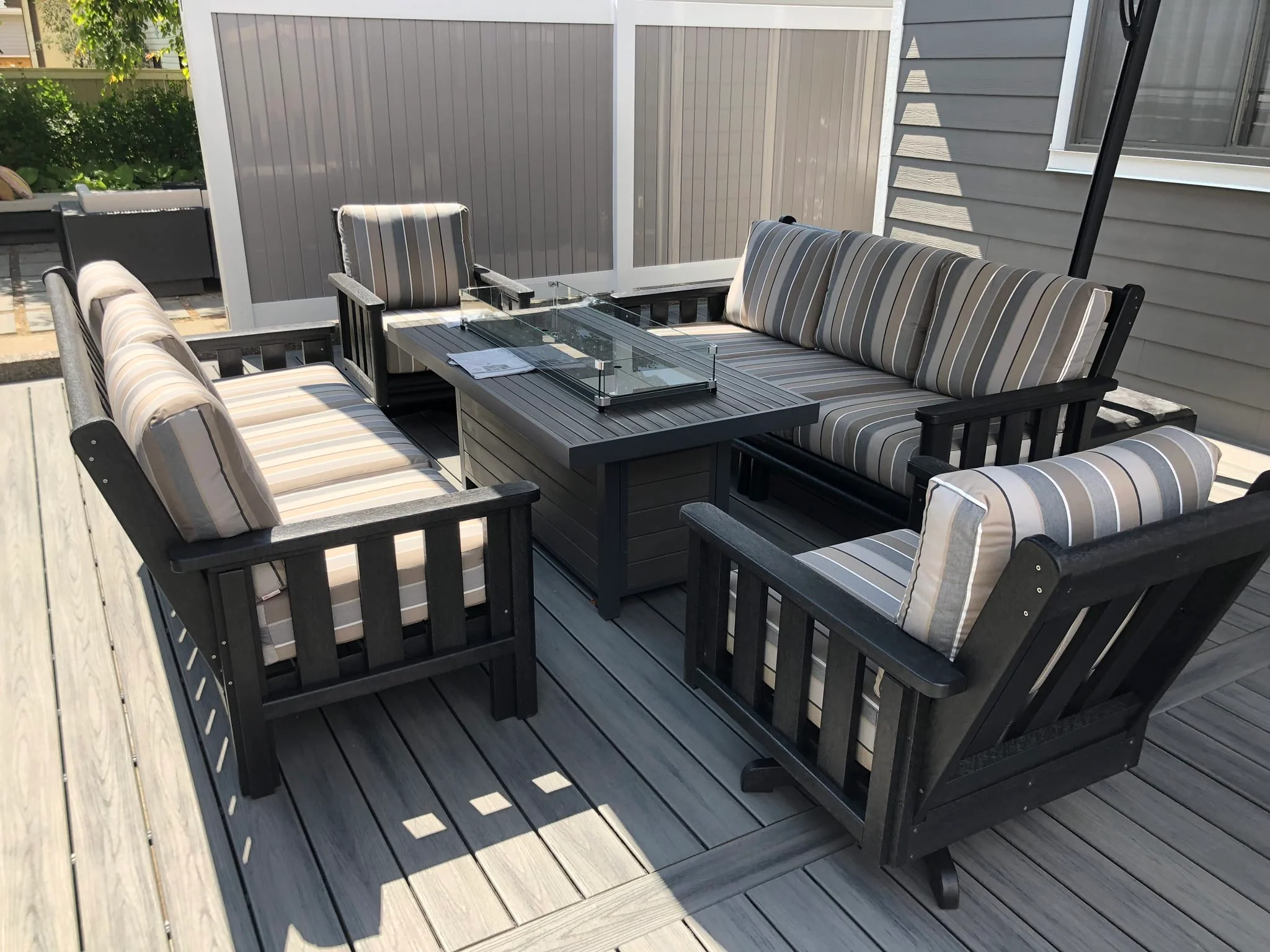 Outdoor GreatRoom Brooks Rectangular 50" x 31" Fire Table - Image 15