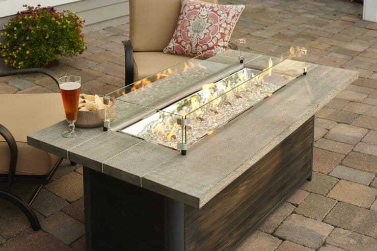 Outdoor GreatRoom Cedar Ridge Linear Firetable - Image 5