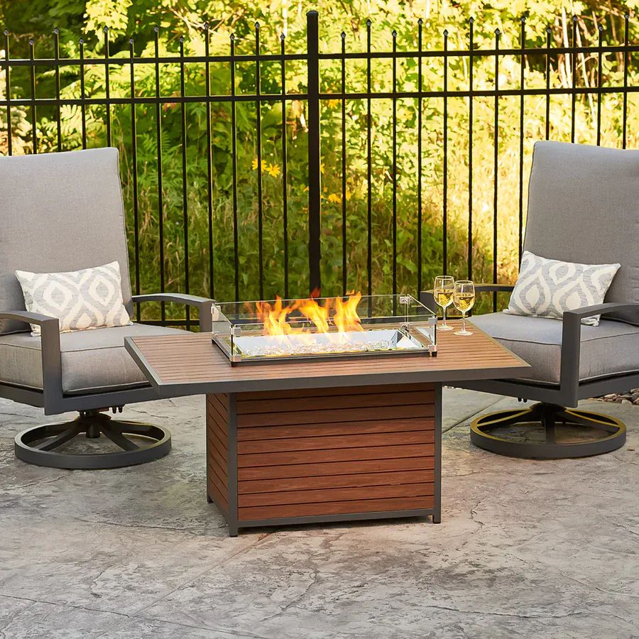 Outdoor GreatRoom Kenwood Rectangular 50" x 31" Fire Table - Image 3