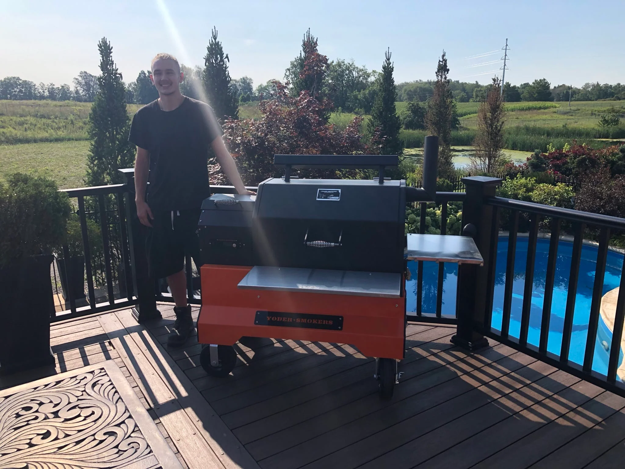 Yoder Smokers YS640S Competition Pellet Grill and Cart - Image 12