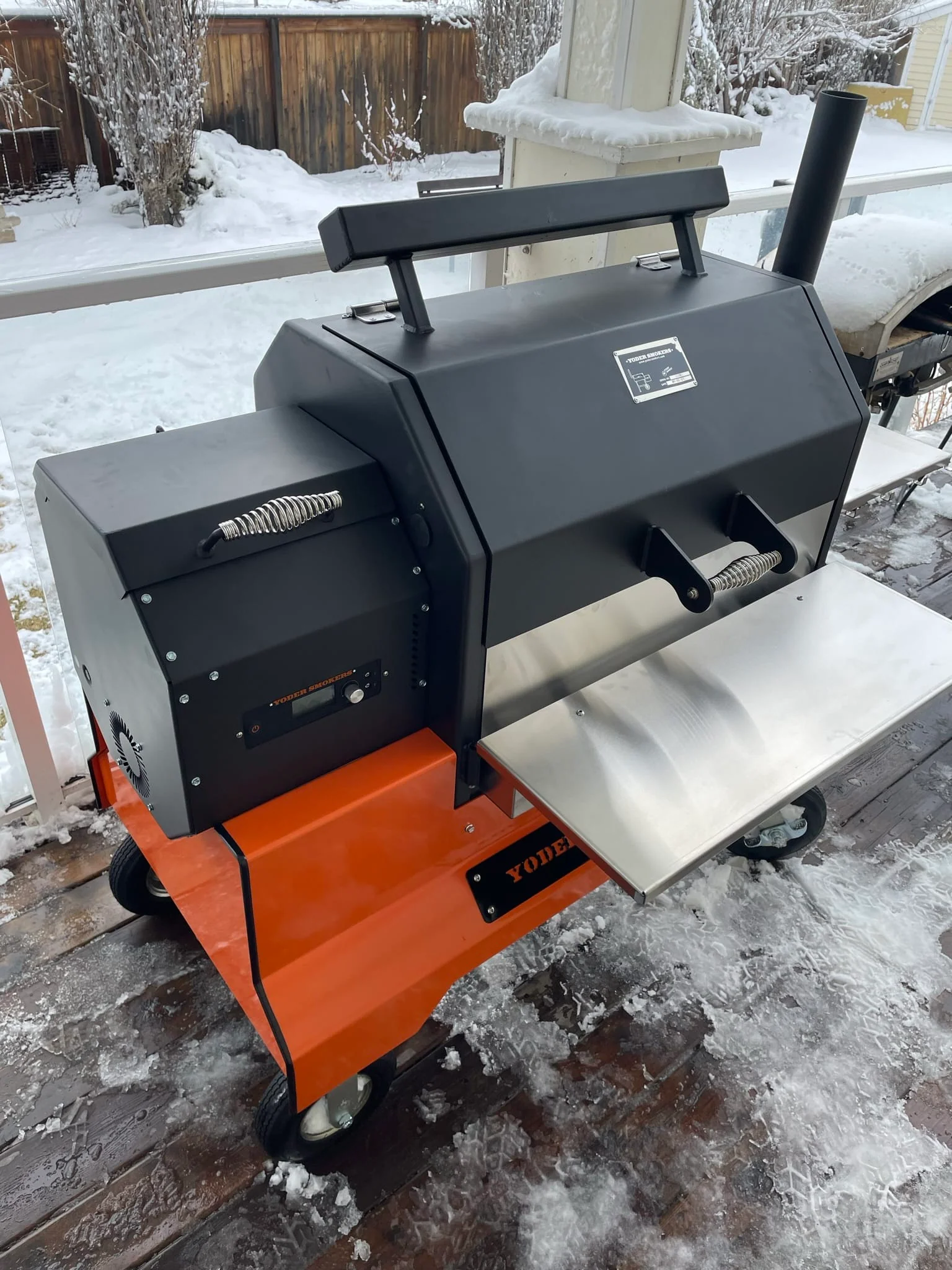 Yoder Smokers YS640S Competition Pellet Grill and Cart - Image 25