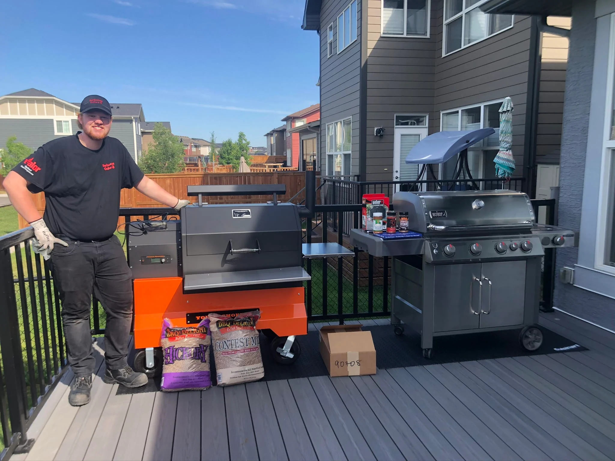 Yoder Smokers YS640S Competition Pellet Grill and Cart - Image 9